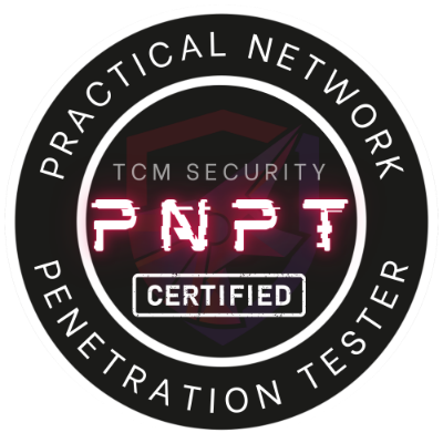 TCM Securty PNPT badge